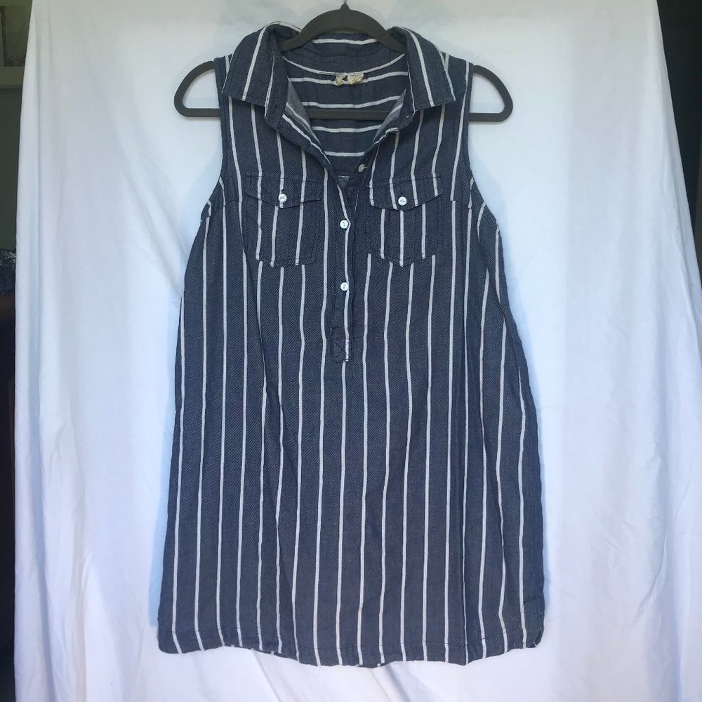 Sleeveless Denim Mini Dress